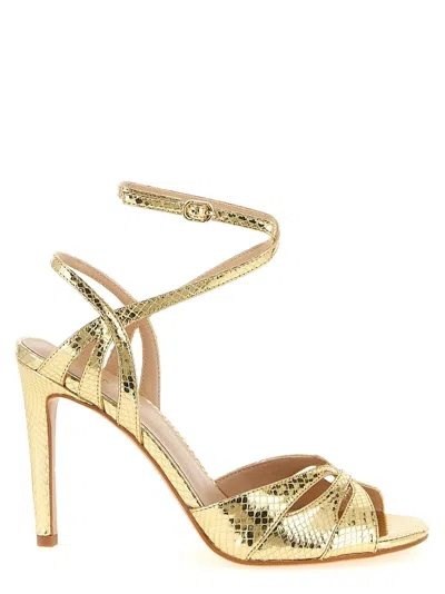 Twinset Tejus Strappy Heeled Sandals In Purple