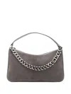 Twinset Twin-set Grey Melange Polyester Cotton Bags In Gray