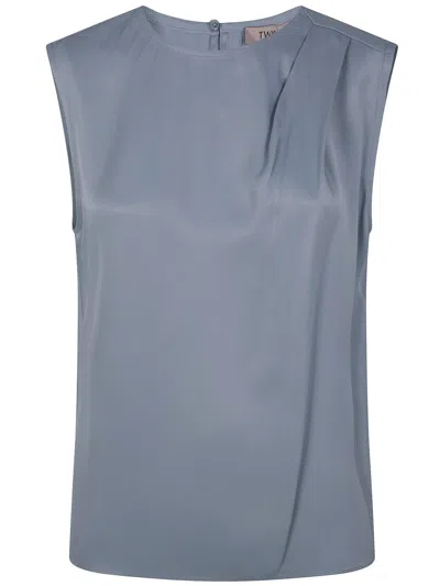 Twinset Twin-set Top In Blue