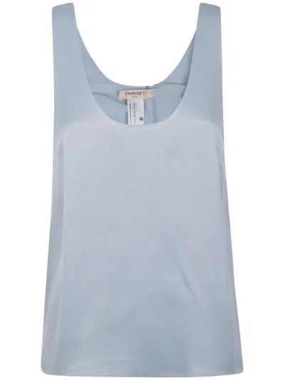 Twinset Twin-set Top In Blue