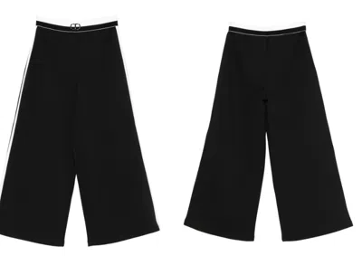 Twinset Twin Set Trousers In Black