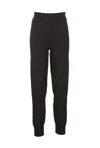 Twinset Twin-set Luxurious Wool-cashmere Blend Trousers In Black