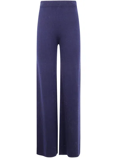 Twinset Twin-set Trousers In Blue