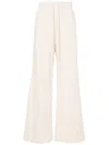 Twinset Palazzo Track Trousers In White