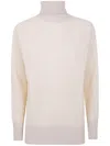 Twinset Twin-set Chantilly Wool-blend Sweater In Gold