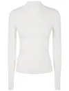 Twinset Twin-set Turtle Neck Sweater In White