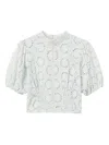 Twinset Twin-set Water Green Cotton Clothing Shirts In White
