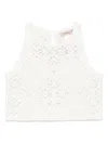 Twinset Twin-set White Cotton Top