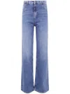 Twinset Light-wash Straight-leg Jeans In Multi