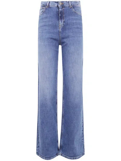 TWINSET TWIN-SET WID LEG FIT DENIM