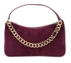 Twinset Chain Strap Shoulder Bag With Structured Shape In Burgundy