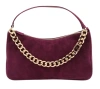 Twinset Chain Strap Shoulder Bag With Structured Shape In Purple