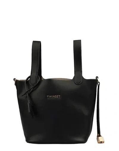 Twinset Bag Woman Handbag Black Size - Polyurethane