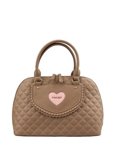 Twinset Bag Woman Handbag Brown Size - Polyurethane
