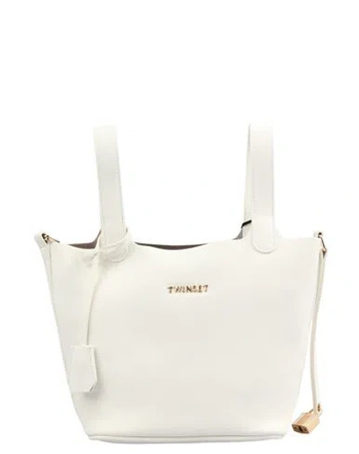 Twinset Bag Woman Handbag White Size - Polyurethane