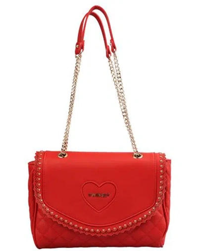 Twinset Bag Woman Shoulder Bag Red Size - Polyurethane In Gold