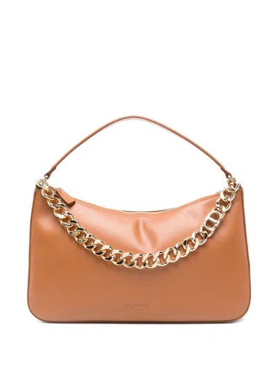 Twinset Twin-set  Chain-strap Shoulder Bag In Brown