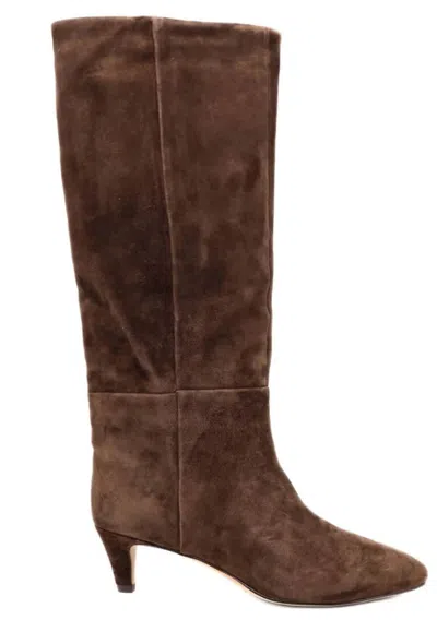 Twinset Twin-set Twin-set Dark Brown Leather Boots
