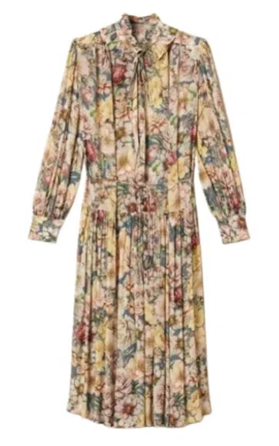Twinset Twin-set Twin-set Indigo Blue Dress In Multi
