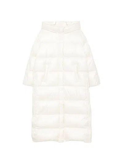 Twinset Twin-set Twin-set Mother Of Pearl Coat In White