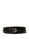 Twinset Twisted-buckle Belt In Black