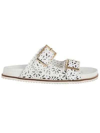 Twinset Two Straps Sandal In White