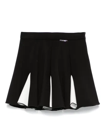 Twinset Kids Gonna Bicolore In Nero