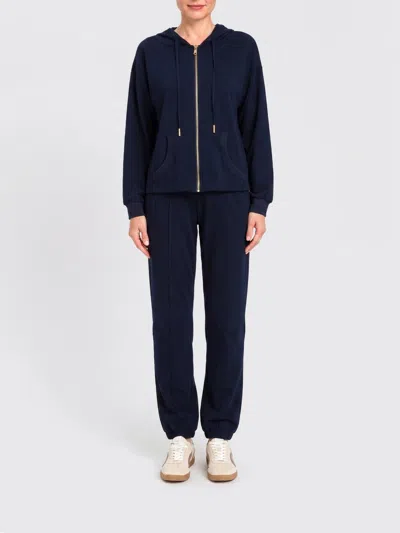 Twinset U&b Cotton Blend Sporty Set In Blue