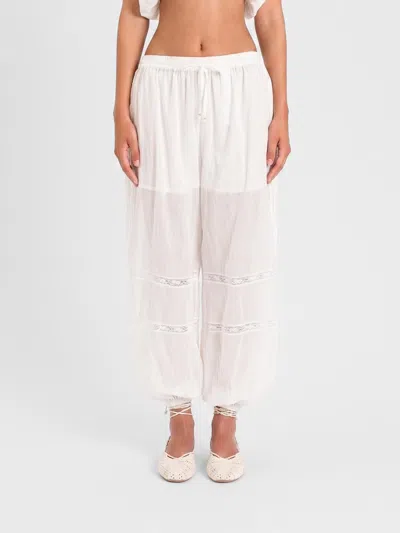 Twinset U&b Cotton Trousers In Multi
