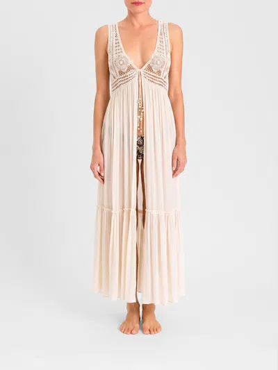 Twinset U&b Dress Woman In White