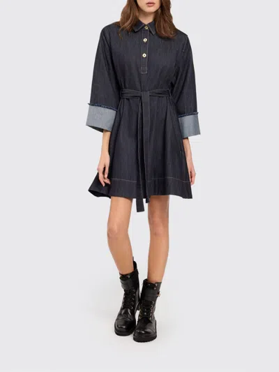 Twinset U&b Twinset U & B Dress Woman Color Indigo In Blue