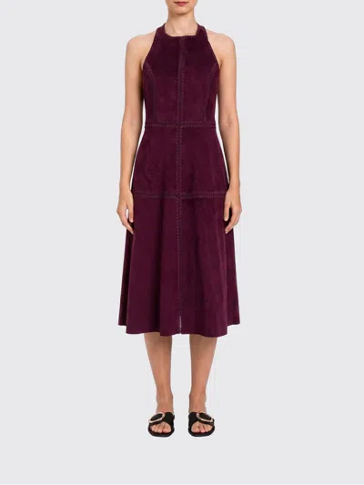 Twinset U&b Dress Woman In Burgundy
