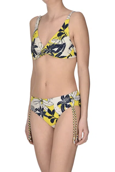 Twinset U&b Embellished Bikini In Yellow