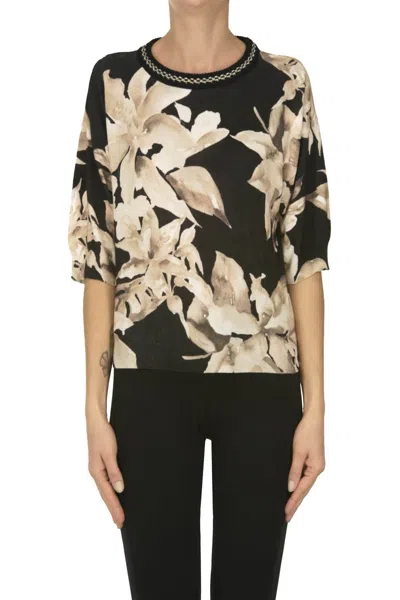 Twinset U&b Flower Print Pullover In Multi