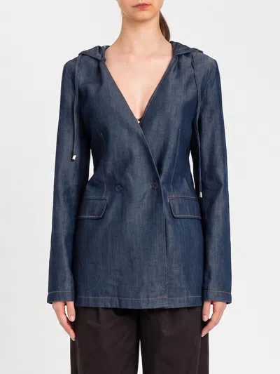 Twinset U&b Jacket Woman In Blue
