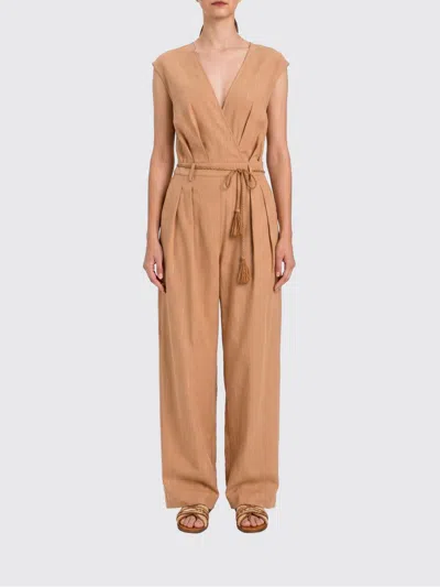 Twinset U&b Jumpsuit Woman In Brown