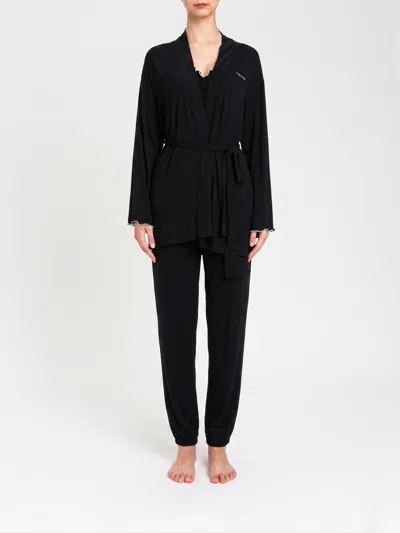 Twinset U&b Pajamas Woman In Black
