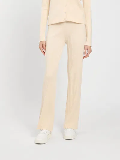 Twinset U&b Twinset U & B Pants Woman Color Pearl In Neutral