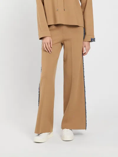 Twinset U&b Twinset U & B Pants Woman Color Sand In Black