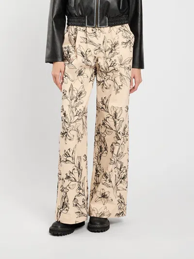 Twinset U&b Twinset U & B Pants Woman Color Sand In Neutral