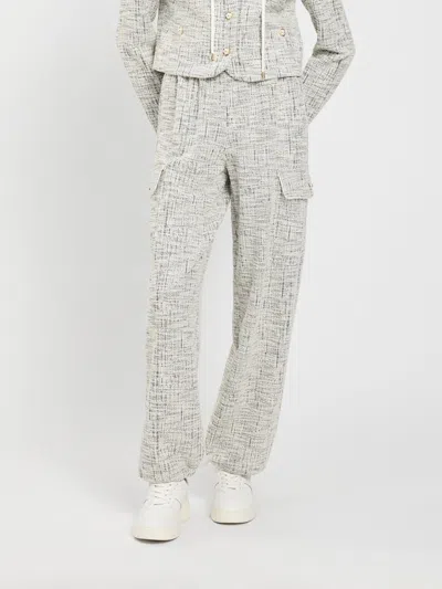 Twinset U&b Twinset U & B Pants Woman Color White In Gray