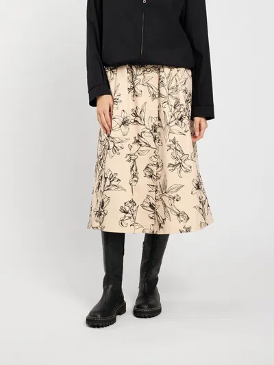 Twinset U&b Twinset U & B Skirt Woman Color Beige In Multi