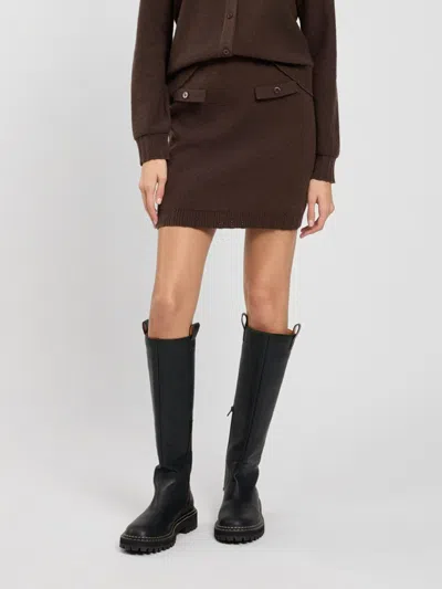 Twinset U&b Twinset U & B Skirt Woman Color Coffee In Brown