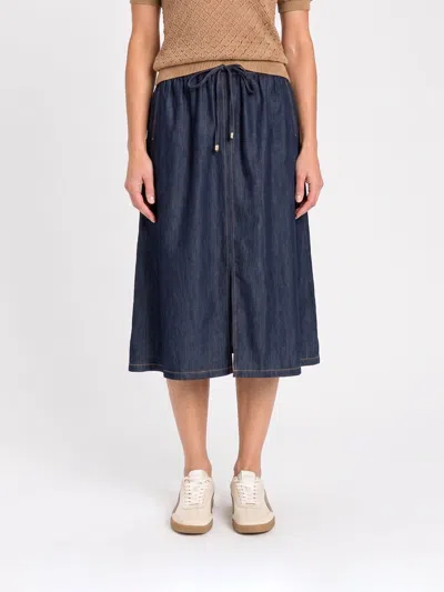 Twinset U&b Skirt Woman In Blue