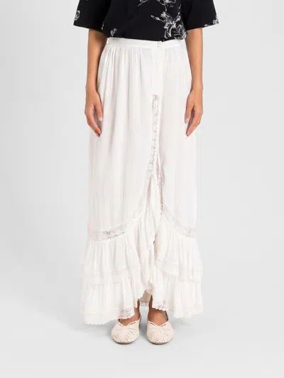 Twinset U&b Skirt Woman In White
