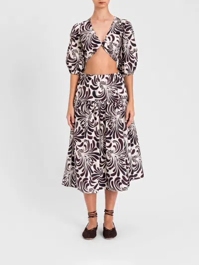 Twinset U&b Printed Cotton Set In Multi