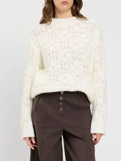 Twinset U&b Twinset U & B Sweater Woman Color Pearl In Purple