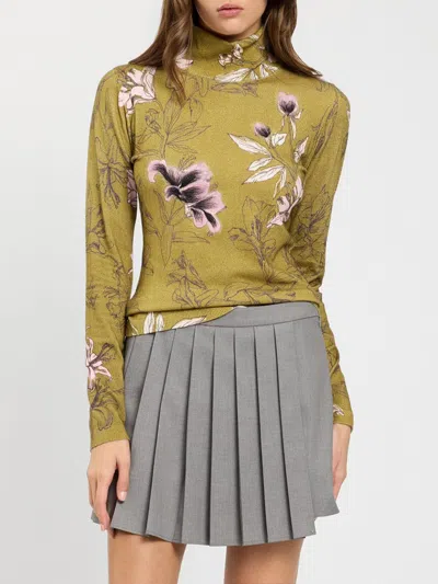 Twinset U&b Twinset U & B Sweater Woman Color Sand In Green