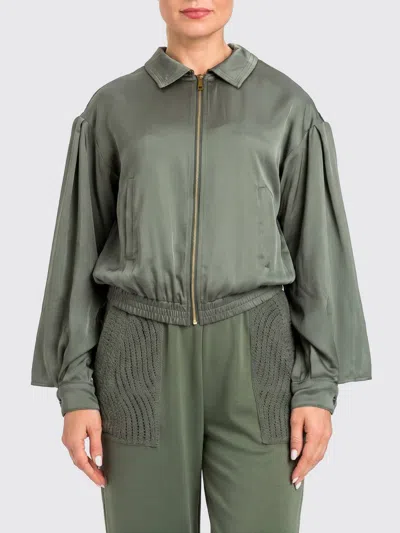 Twinset U&b Sweatshirt Woman In Green