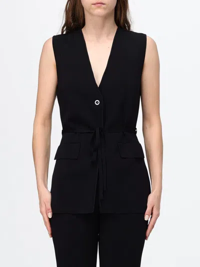Twinset U&b Twinset U & B Waistcoat Woman Color Black